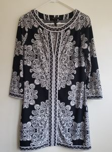 BCBGMAXAZRIA tunic shift dress size S